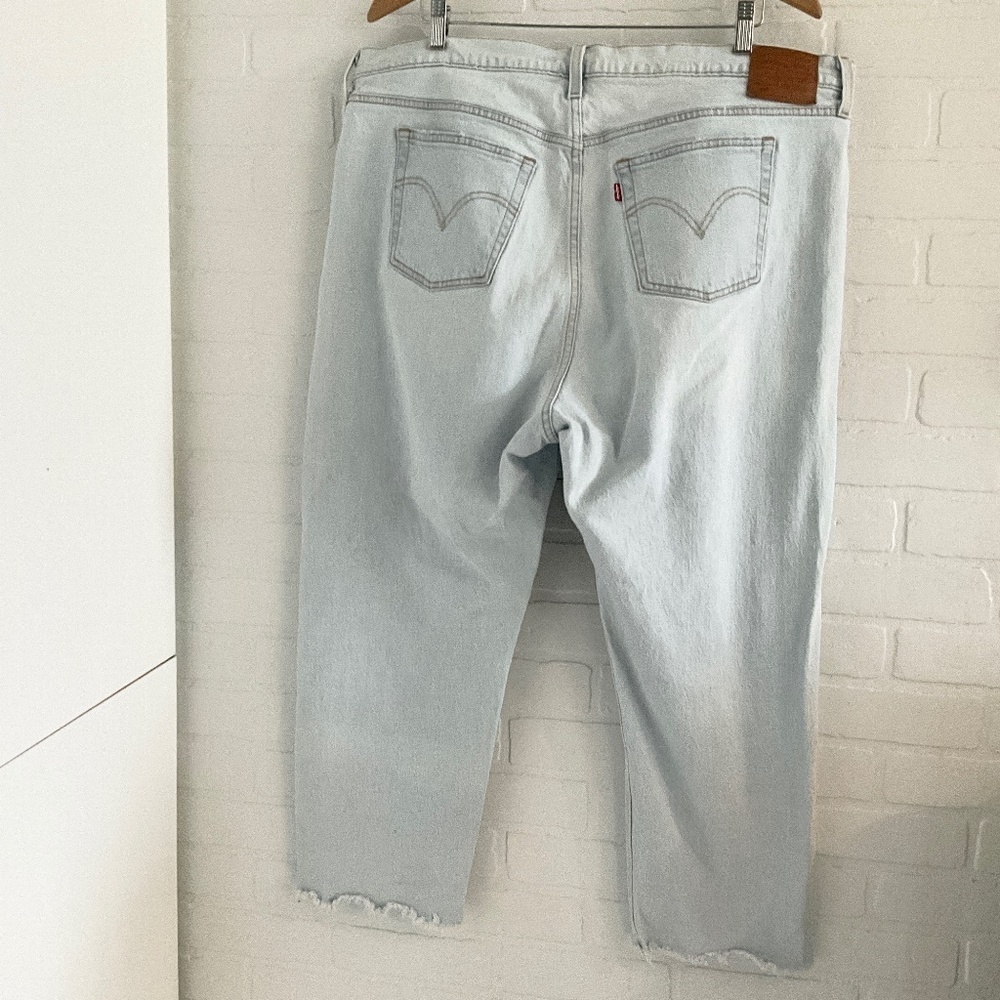 REVOLVE x Levi’s 501 Light wash High waist Relaxed fit Size 18W - Picture 11 of 16